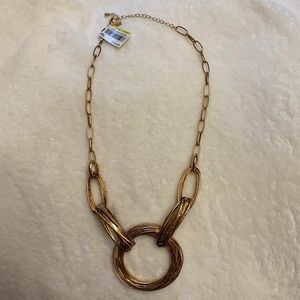 INC International Concepts Gold Statement Necklace